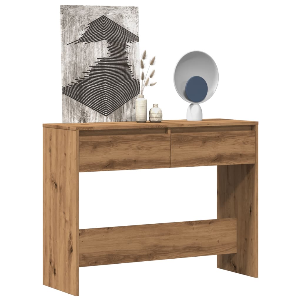 Console Table Artisan Oak 100x35x76.5 cm Engineered Wood