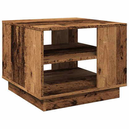 Coffee Table Old Wood 55x55x42 cm Engineered Wood