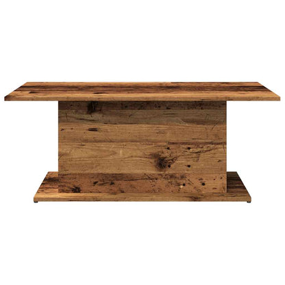 Coffee Table Old Wood 102x55.5x40 cm Engineered Wood