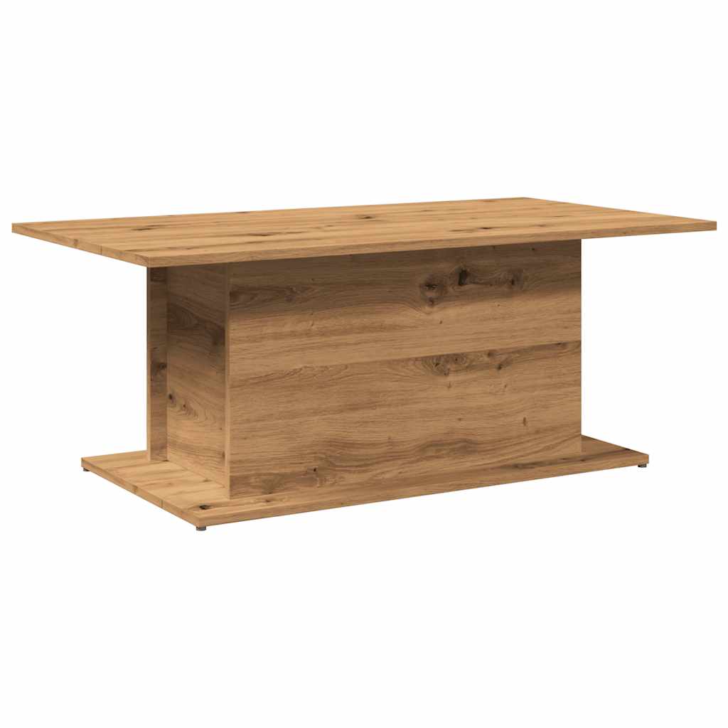 Coffee Table Artisan Oak 102x55.5x40 cm Engineered Wood