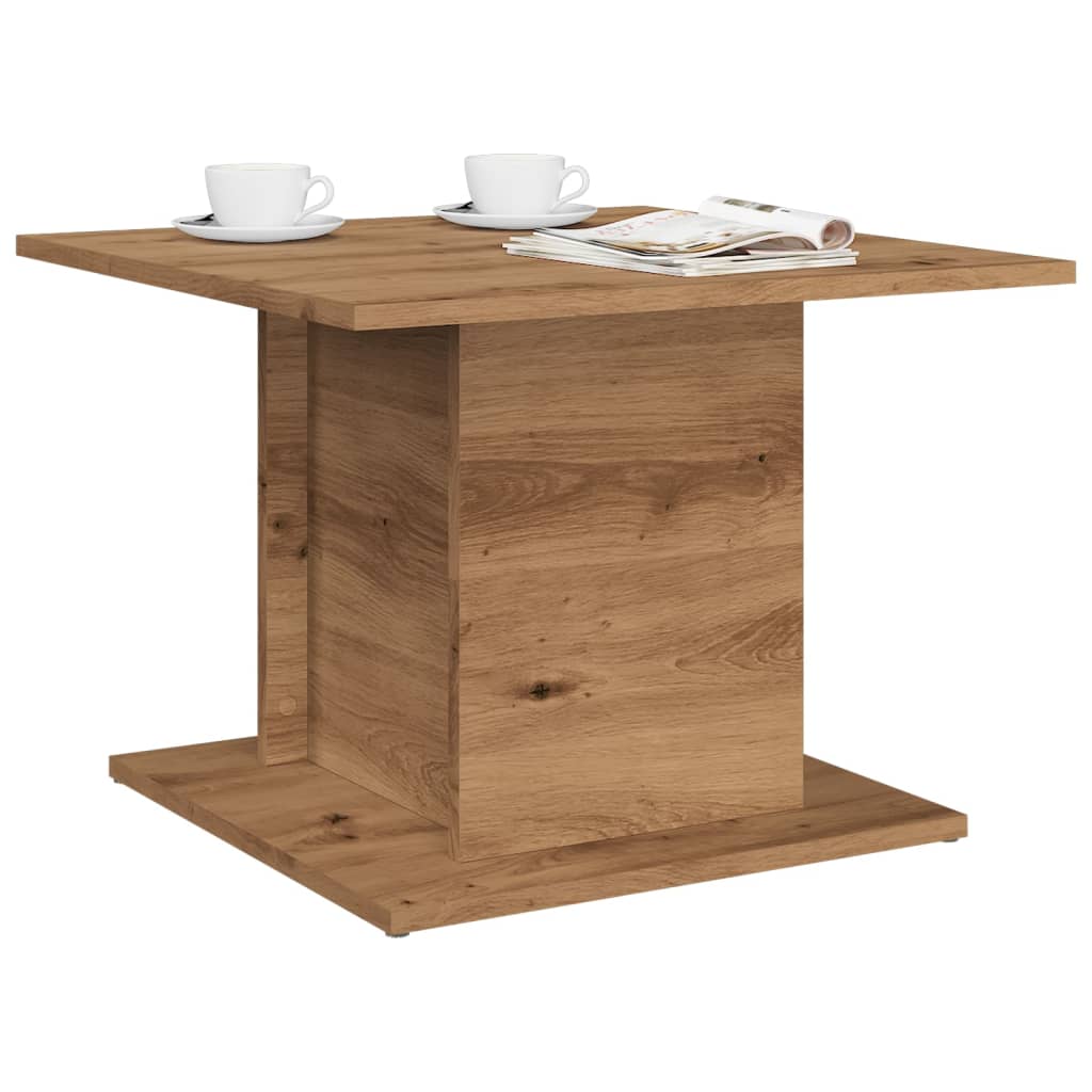 Coffee Table Artisan Oak 55.5x55.5x40 cm Engineered Wood