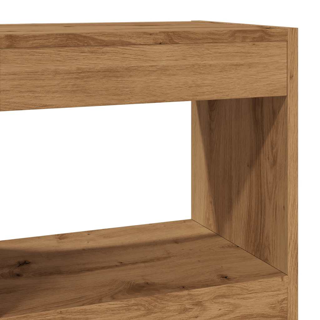 Book Cabinet/Room Divider Artisan Oak 40x30x72 cm