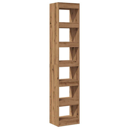 Book Cabinet/Room Divider Artisan Oak 40x30x198 cm