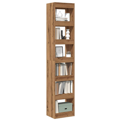 Book Cabinet/Room Divider Artisan Oak 40x30x198 cm