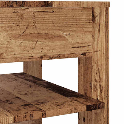 Coffee Table Old Wood 55.5x55x45 cm Engineered Wood