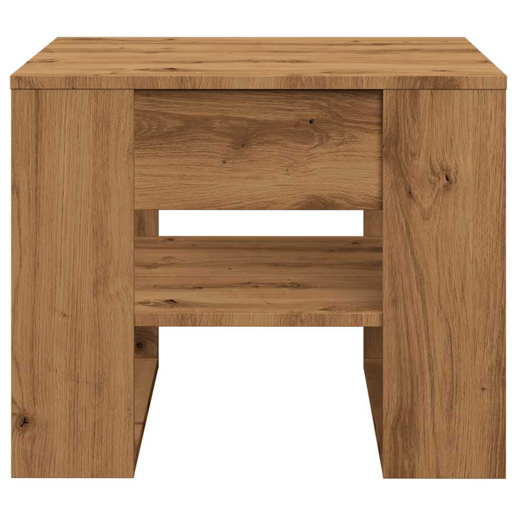 Coffee Table Artisan Oak 55.5x55x45 cm Engineered Wood