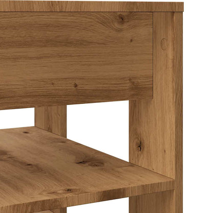 Coffee Table Artisan Oak 55.5x55x45 cm Engineered Wood