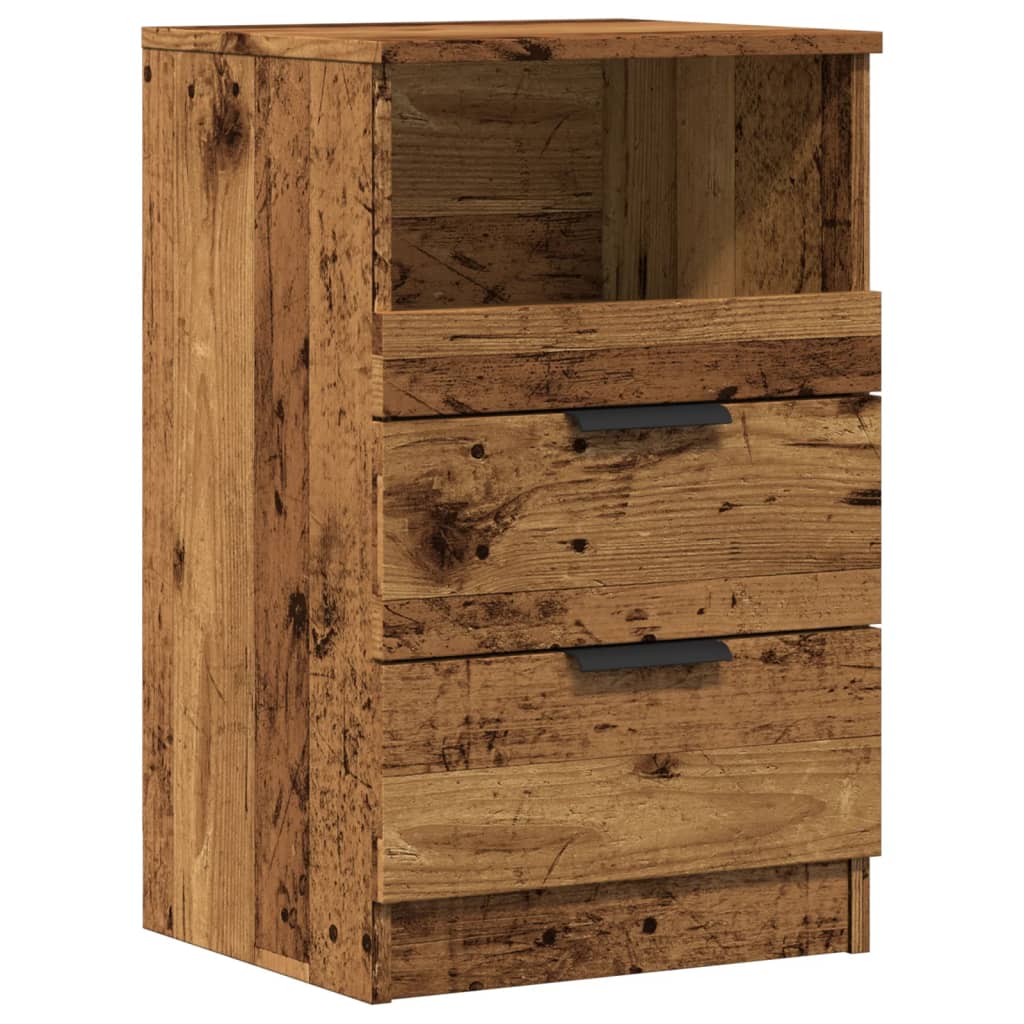 Bedside Cabinet Old Wood 40x36x65 cm Engineered Wood