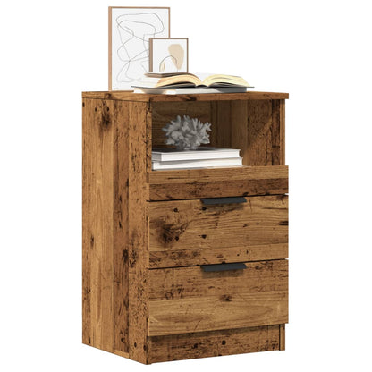 Bedside Cabinet Old Wood 40x36x65 cm Engineered Wood