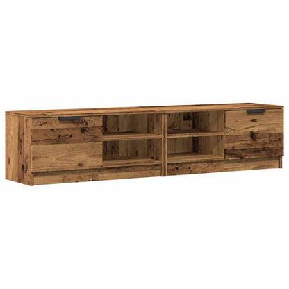 TV Cabinets 2 pcs Old Wood 80x35x36.5 cm Engineered Wood