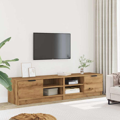 TV Cabinets 2 pcs Artisan Oak 80x35x36.5 cm Engineered Wood