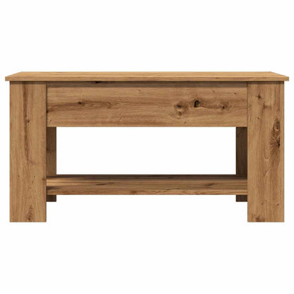 Coffee Table Artisan Oak 101x49x52 cm Engineered Wood