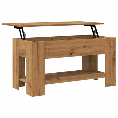 Coffee Table Artisan Oak 101x49x52 cm Engineered Wood