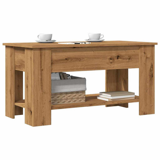 Coffee Table Artisan Oak 101x49x52 cm Engineered Wood