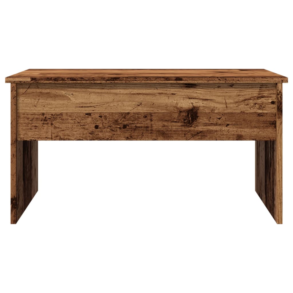 Coffee Table Old Wood 80x50.5x41.5 cm Engineered Wood