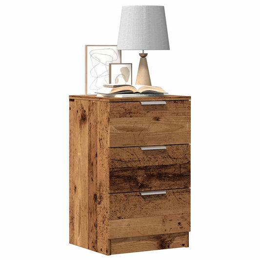 Bedside Cabinet Old Wood 40x36x65 cm Engineered Wood