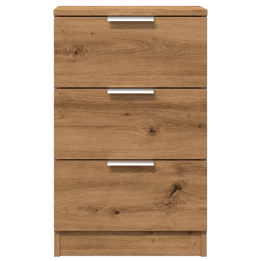 Bedside Cabinet Artisan Oak 40x36x65 cm Engineered Wood