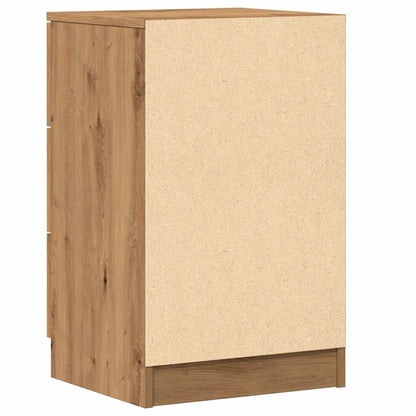 Bedside Cabinet Artisan Oak 40x36x65 cm Engineered Wood