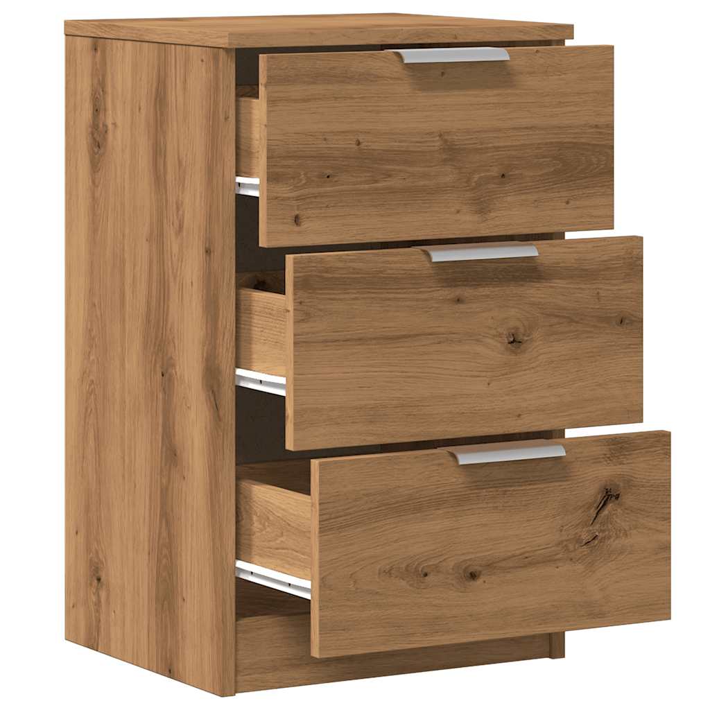 Bedside Cabinet Artisan Oak 40x36x65 cm Engineered Wood