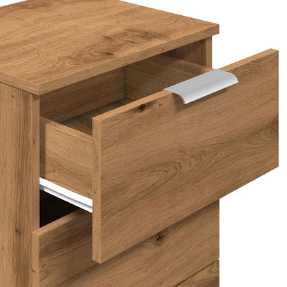 Bedside Cabinets 2 pcs Artisan Oak 40x36x65 cm Engineered Wood