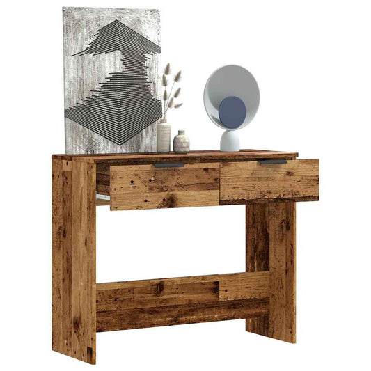 Console Table Old Wood 90x36x75 cm Engineered Wood