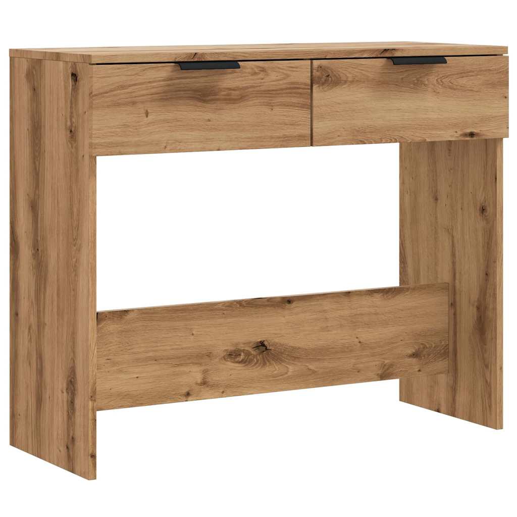 Console Table Artisan Oak 90x36x75 cm Engineered Wood