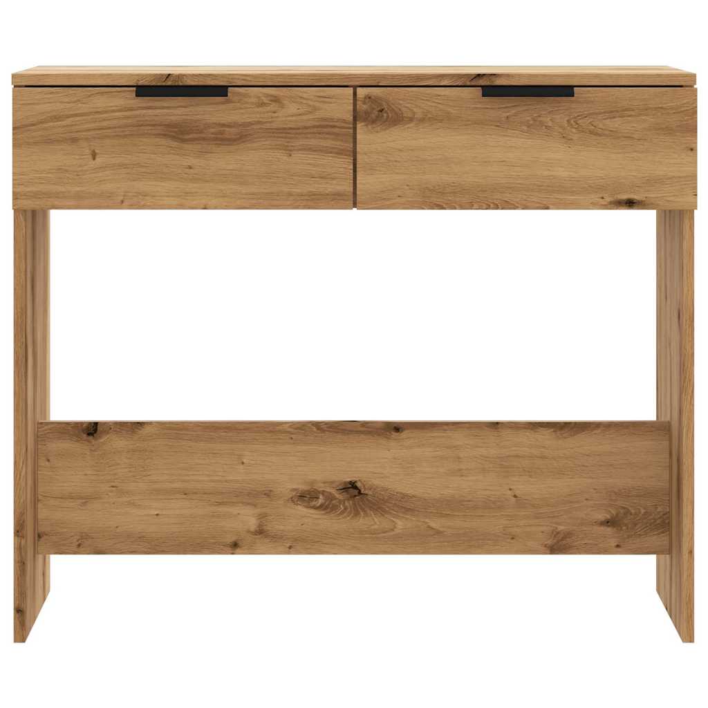 Console Table Artisan Oak 90x36x75 cm Engineered Wood