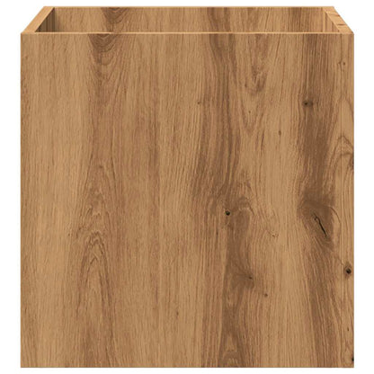 Planter Box Artisan Oak 40x40x40 cm Engineered Wood