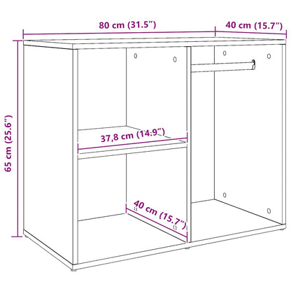 Dressing Cabinet Artisan oak 80x40x65 cm Engineered Wood