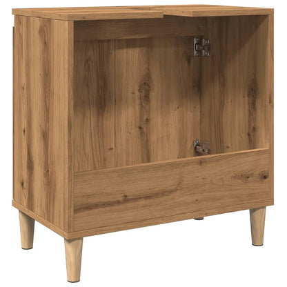 Sink Cabinet Artisan Oak 58x33x60 cm Engineered Wood