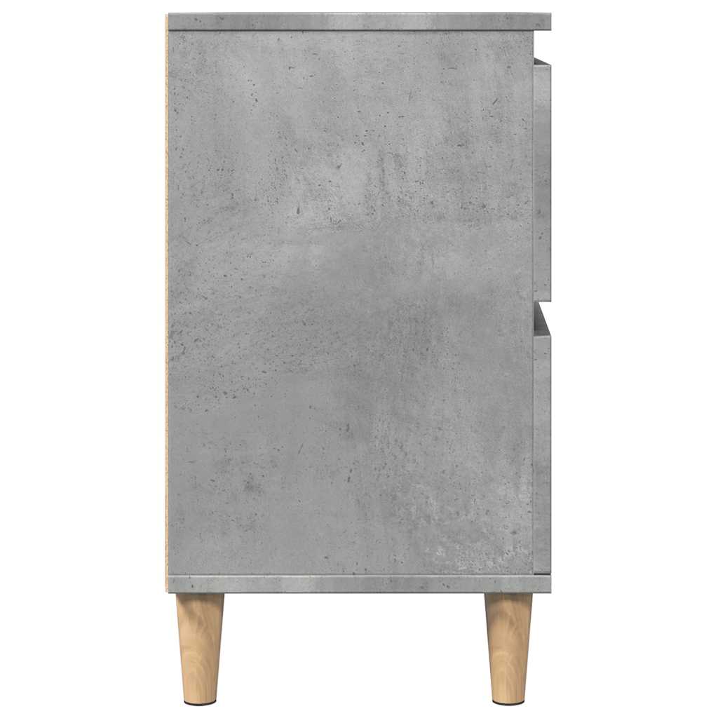 Sink Cabinet Concrete Grey 80x33x60 cm Engineered Wood