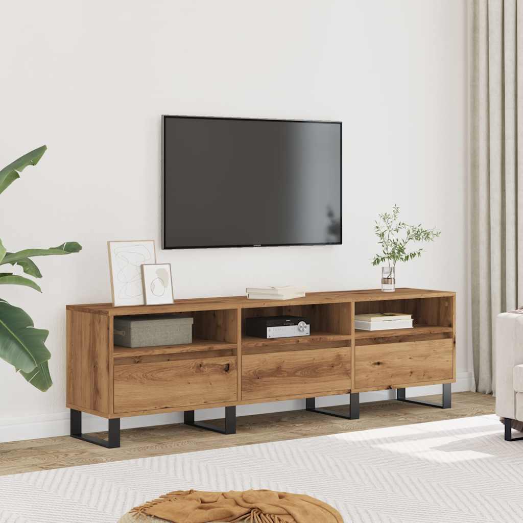 TV Cabinet Artisan Oak 150x30x44.5 cm Engineered Wood