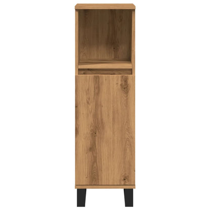 Bathroom Cabinet Artisan Oak 30x30x100 cm Engineered Wood