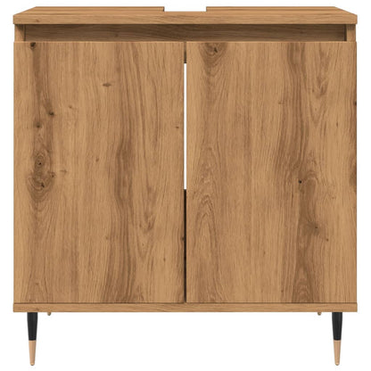 Bathroom Cabinet Artisan Oak 58x33x60 cm Engineered Wood