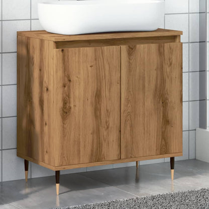 Bathroom Cabinet Artisan Oak 58x33x60 cm Engineered Wood