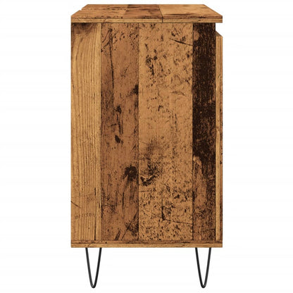 Bathroom Cabinet Old Wood 58x33x60 cm Engineered Wood