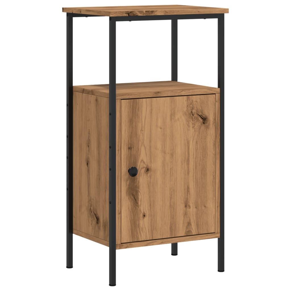 Bedside Cabinet Artisan Oak 41x31x80 cm Engineered Wood