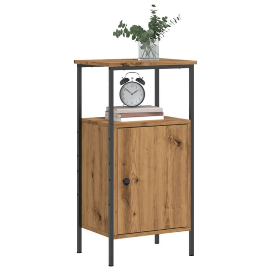 Bedside Cabinet Artisan Oak 41x31x80 cm Engineered Wood