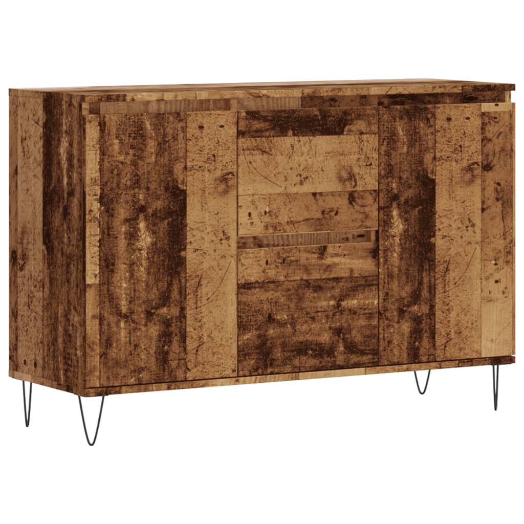 Sideboard Old Wood 104x35x70 cm Engineered Wood