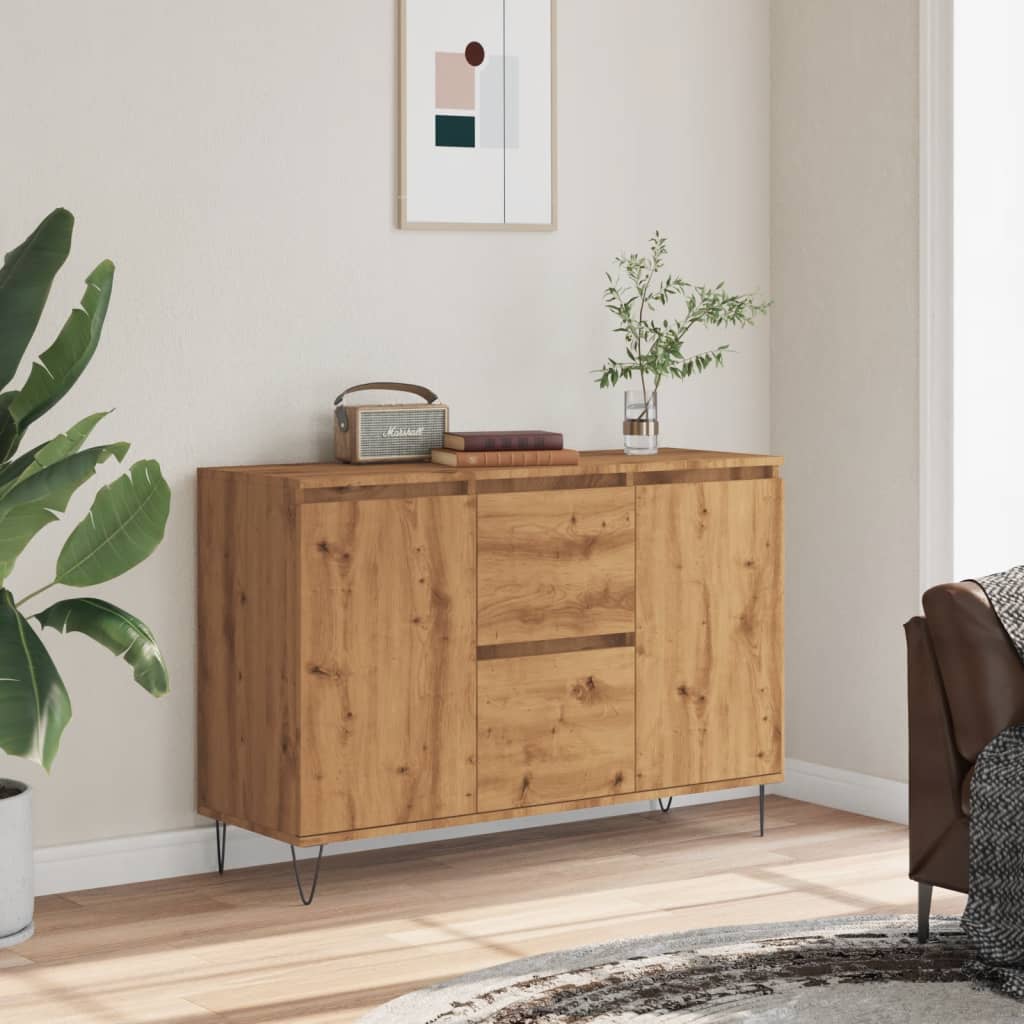 Sideboard Artisan Oak 104x35x70 cm Engineered Wood