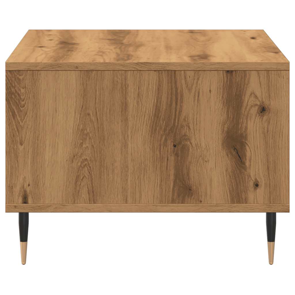 Coffee Table Artisan Oak 60x50x36.5 cm Engineered Wood