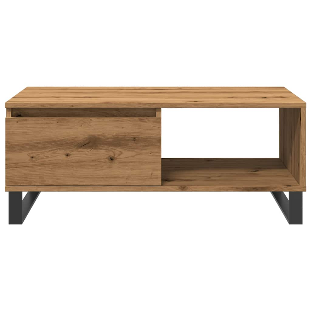 Coffee Table Artisan Oak 90x50x36.5 cm Engineered Wood