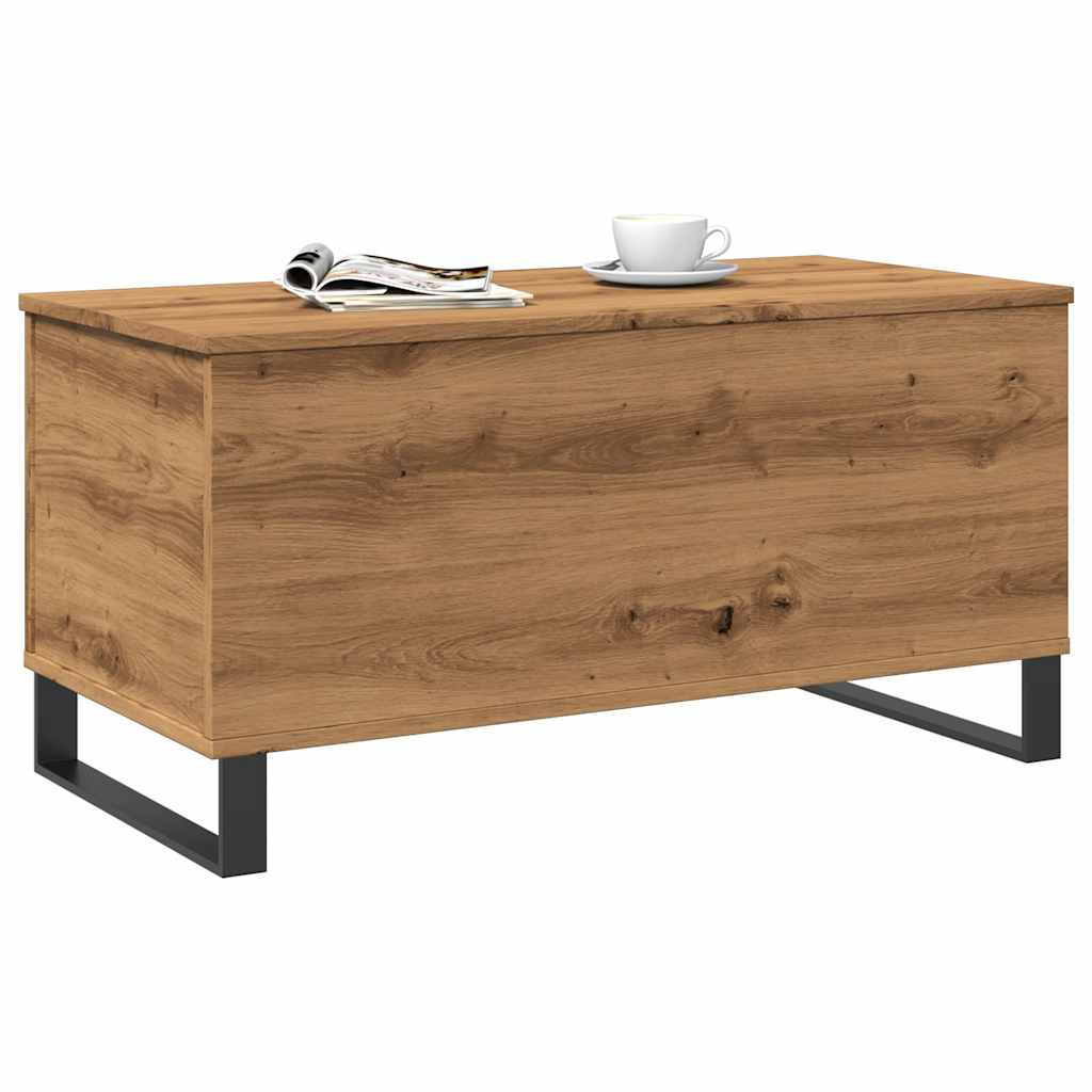 Coffee Table Artisan Oak 90x44.5x45 cm Engineered Wood