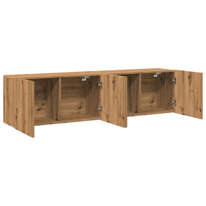 TV Cabinets Wall-mounted 2 pcs Artisian Oak 80x30x41 cm