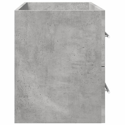 Sink Cabinet Concrete Grey 80x38.5x48 cm Engineered Wood