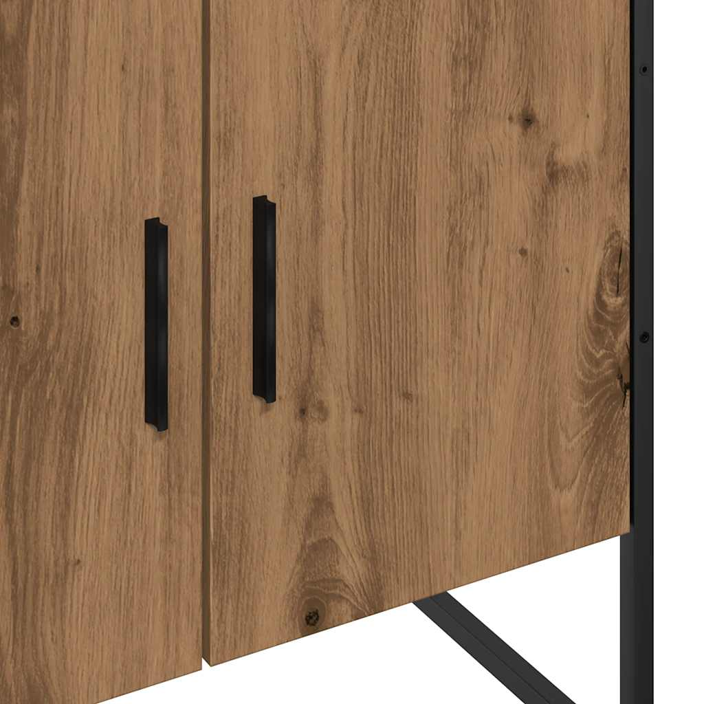 Bathroom Sink Cabinet Artisan Oak 60x33x60 cm Engineered Wood