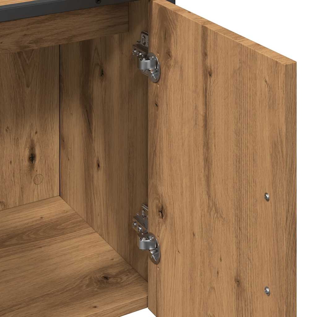 Bathroom Sink Cabinet Artisan Oak 60x33x60 cm Engineered Wood