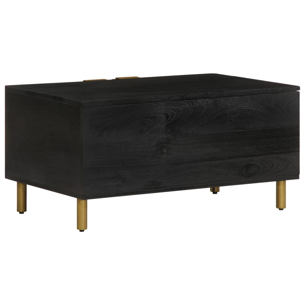 Coffee Table Black 80x50x40 cm Engineered Wood