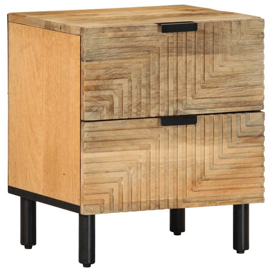 Bedside Cabinet Brown 40x33x46 cm Solid Wood Mango