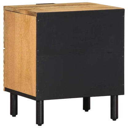 Bedside Cabinet Brown 40x33x46 cm Solid Wood Mango